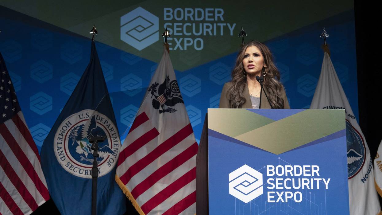 Kristi Noem speaks at the Border Security Expo