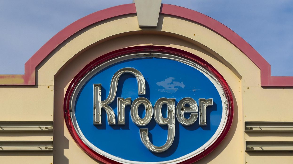 Kroger supermarket sign