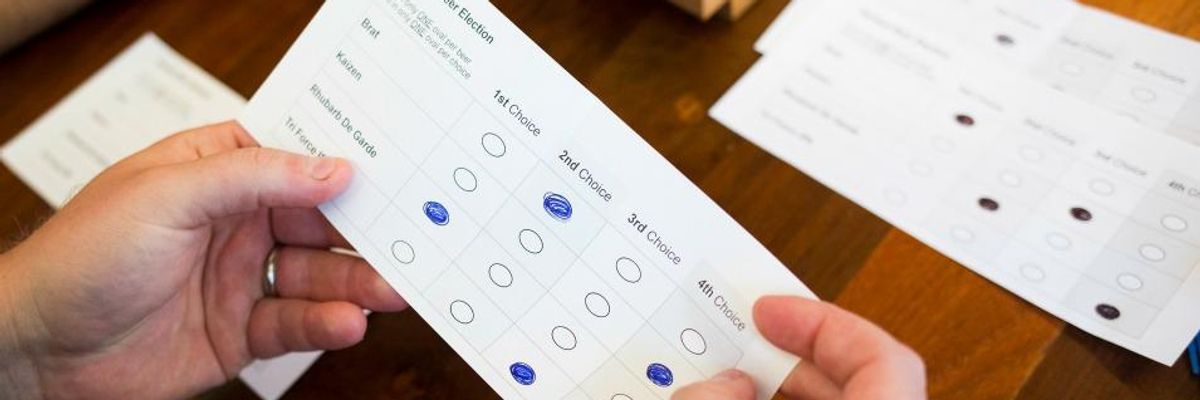 Ranked-Choice Voting Advocates Call On Maine Governor to 'Honor the Will of Voters' and Approve System for 2020 Primary