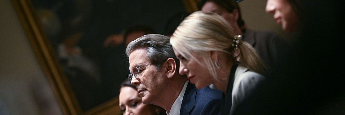 Jeffrey Epstein's Financial Secrets 'Are Sitting in a Treasury Department Filing Cabinet': Dem Senator