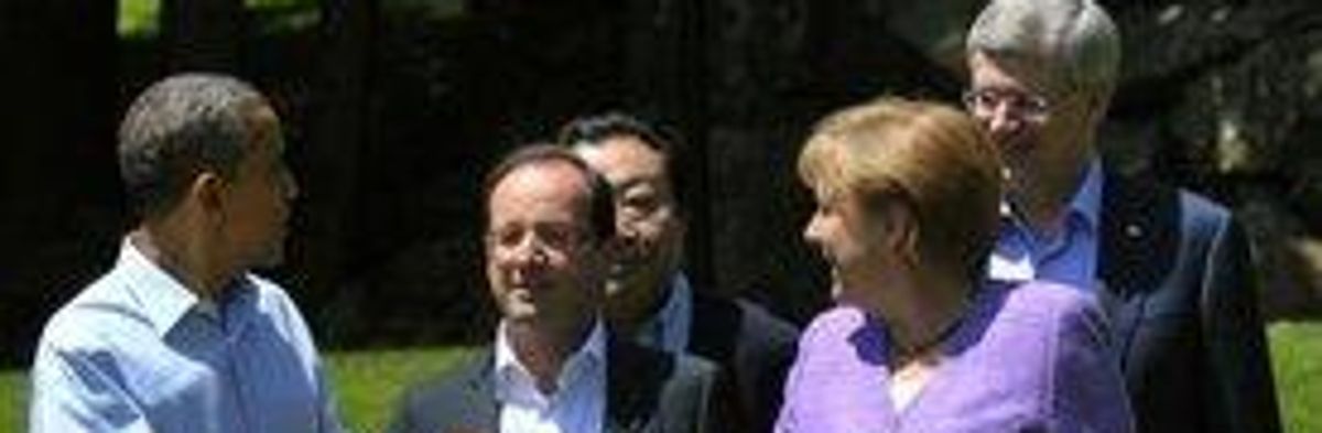 At G8 France's Hollande Pushes Against the Austerity Drive