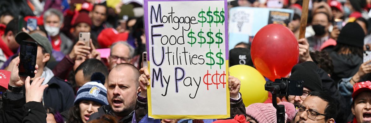 LA public school strike.