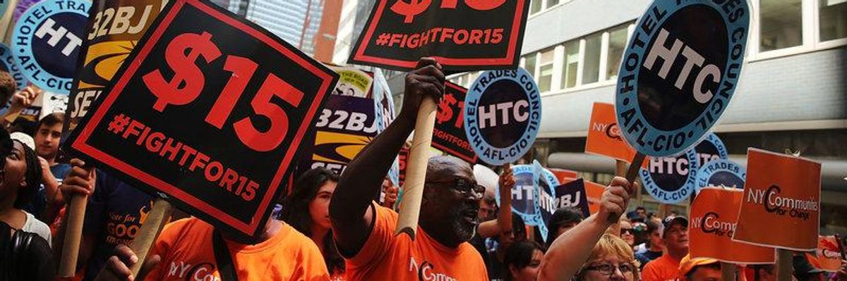 'Fight for $15' Tallies Giant Win in New York As Movement Marches On