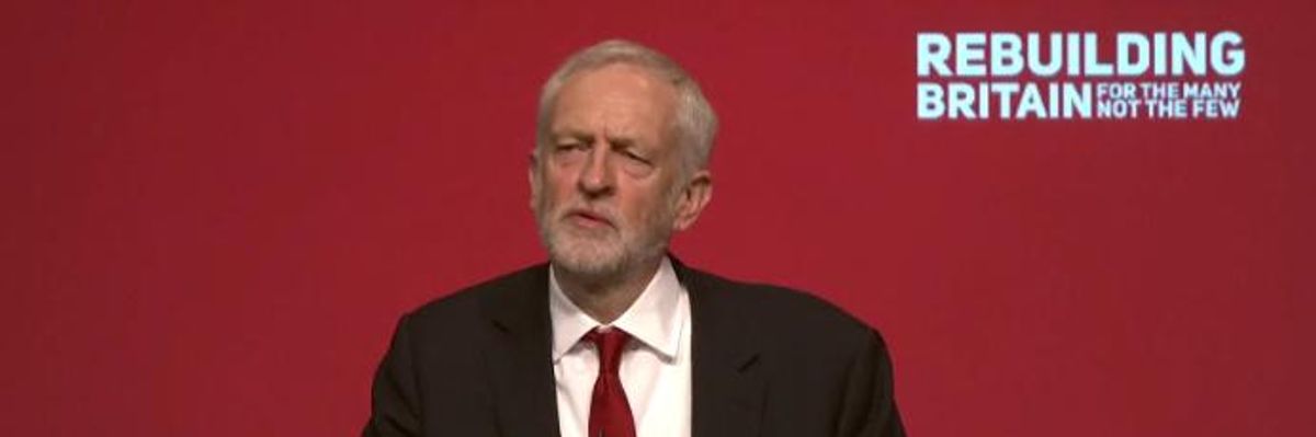 To Fight Climate Threat and 'Greed-Is-Good' Capitalism, Corbyn Offers 'Radical Plan to Rebuild and Transform' UK