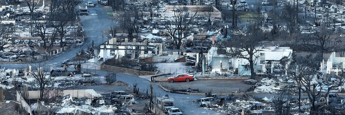 Lahaina, Maui, after devastating August fires.