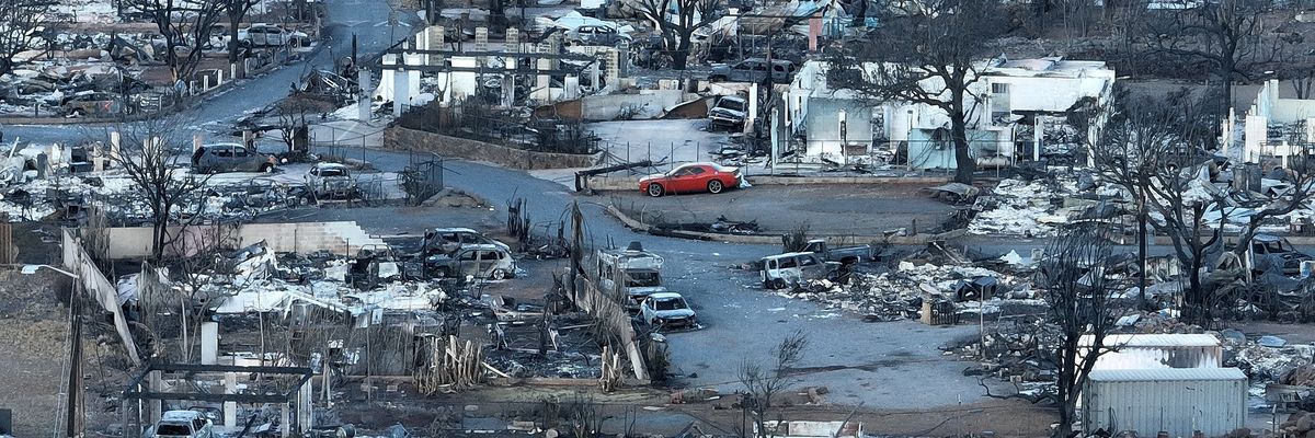 Lahaina, Maui, after devastating August fires.