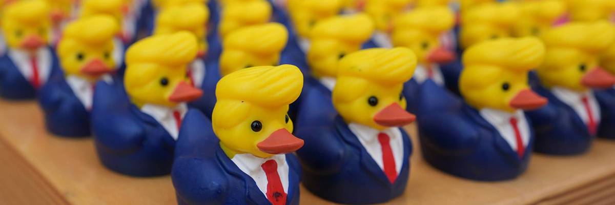 Lame Trump ducks on sale at this week's pretend GOP convention