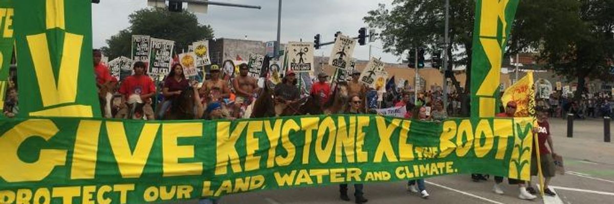 "We're Ready to Stop It Again": KXL Opponents Flood Nebraska's Capitol