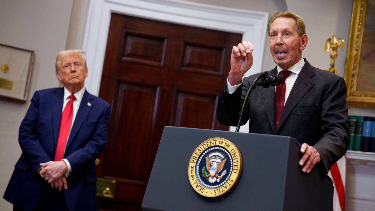 Larry Ellison speaks at White House.