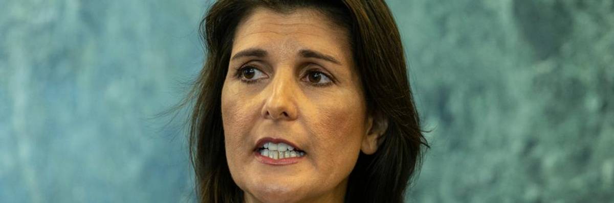 Nikki Haley's Mission Accomplished Moment