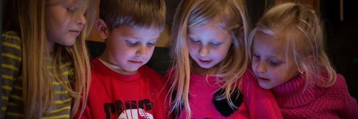 With Kids' Screen Time Surging, New Project Aims to Challenge Corporate Profiteering