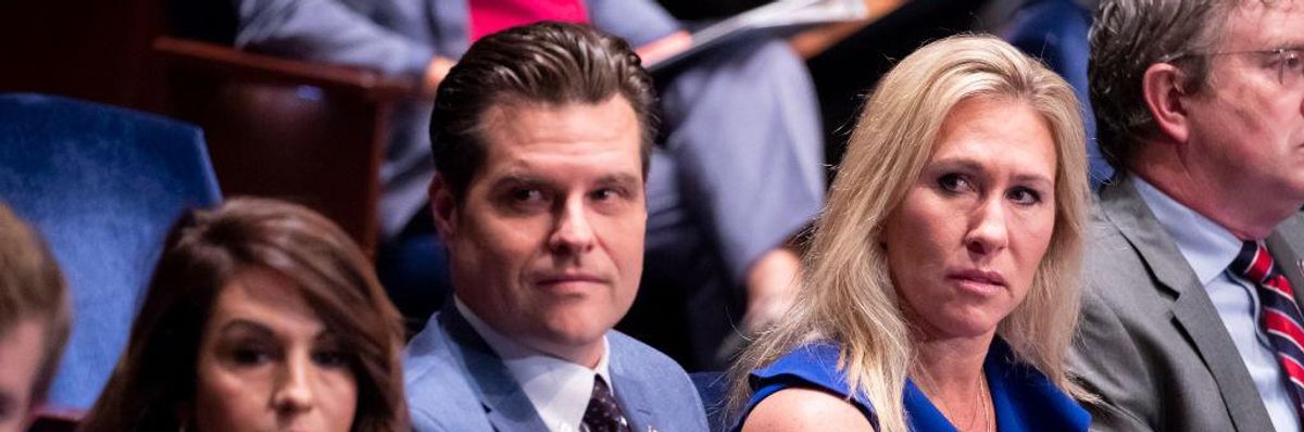 Lauren Boebert, Matt Gaetz, and Marjorie Taylor Greene