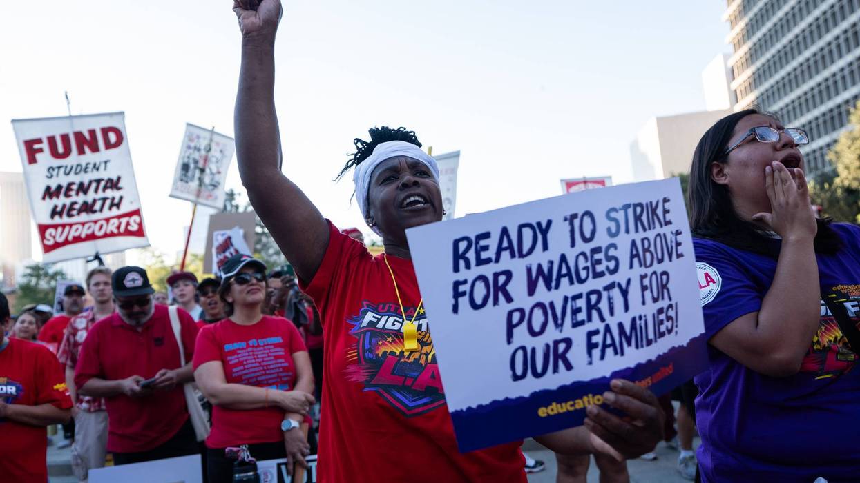 LAUSD Unions Announce April 14 Strike Date At Downtown Rally