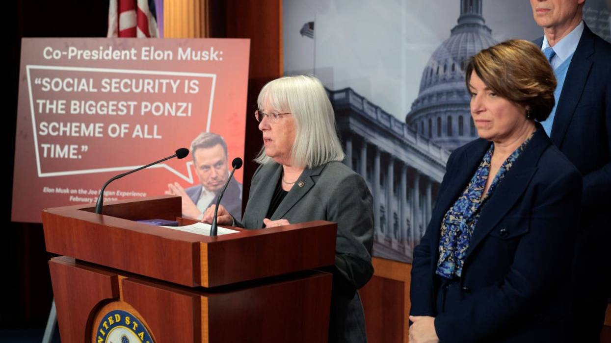 Leader Schumer And Senate Democrats Speak On Social Security Benefits