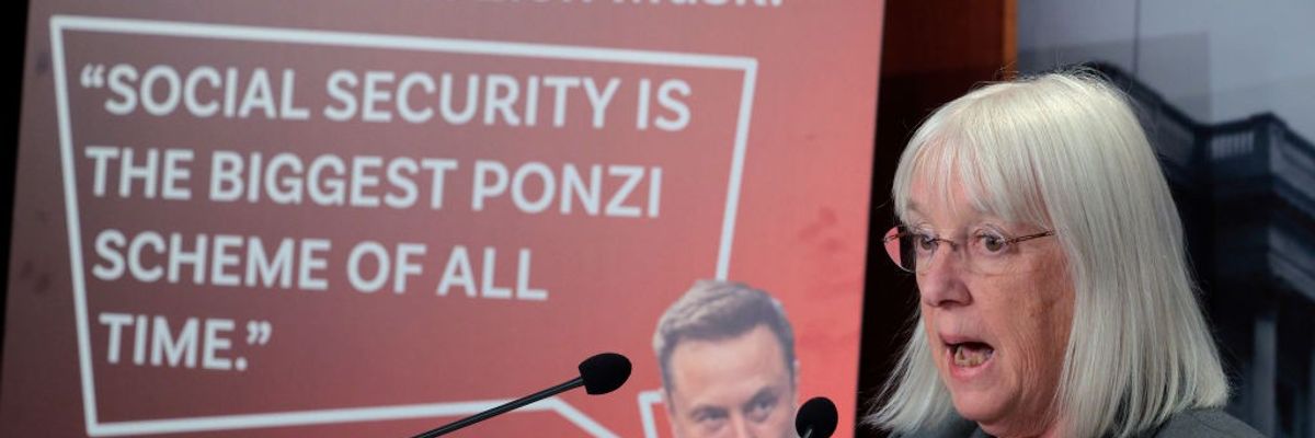 Leader Schumer And Senate Democrats Speak On Social Security Benefits