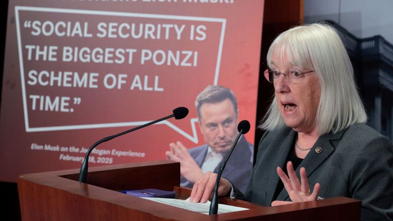 Leader Schumer And Senate Democrats Speak On Social Security Benefits