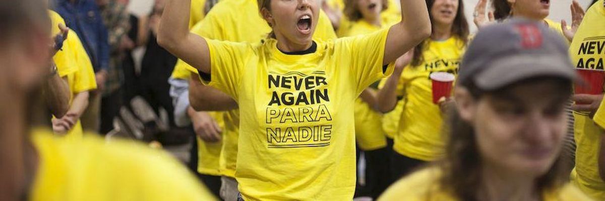 'Choose People Over Profits': Never Again Action Fights ICE Detention Center in Rhode Island