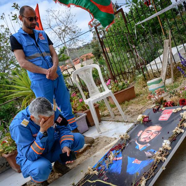 Lebanese Medics Mourn Colleagues Killed By Israeli Strikes