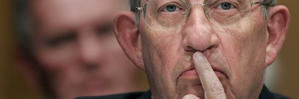 Lee Raymond testifies before Congress.