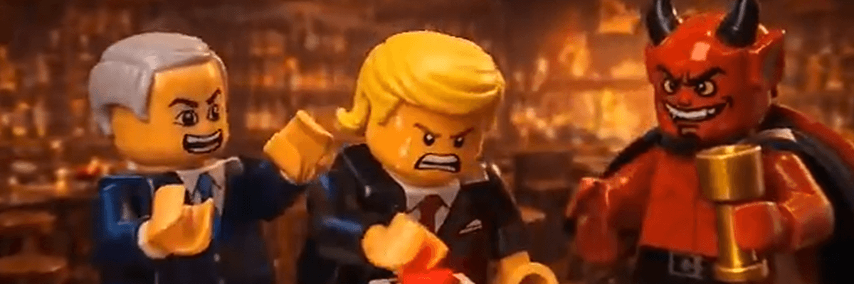 Lego-style Donald Trump
