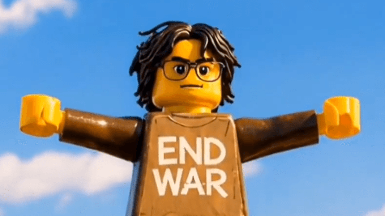 Lego video depicting peace activist Guido Reichstadter