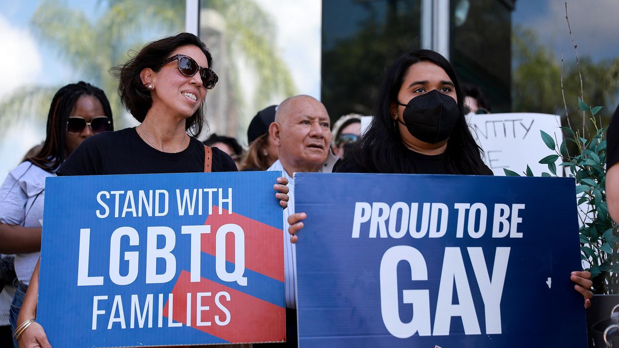 LGBTQ+ protesters