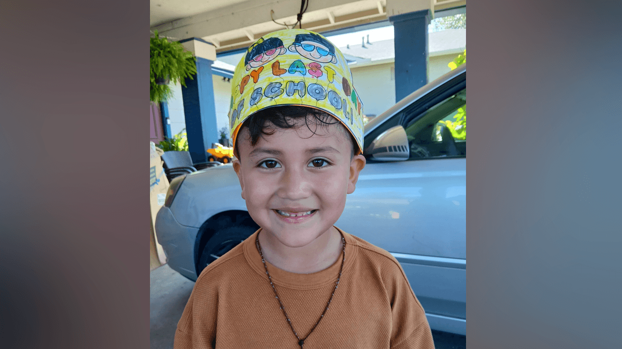 Liam Tadeo is seen in a family photo that his aunt posted on a GoFundMe fundraiser