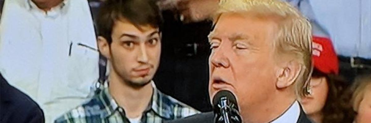 Why #PlaidShirtGuy Wore A Socialist Rose