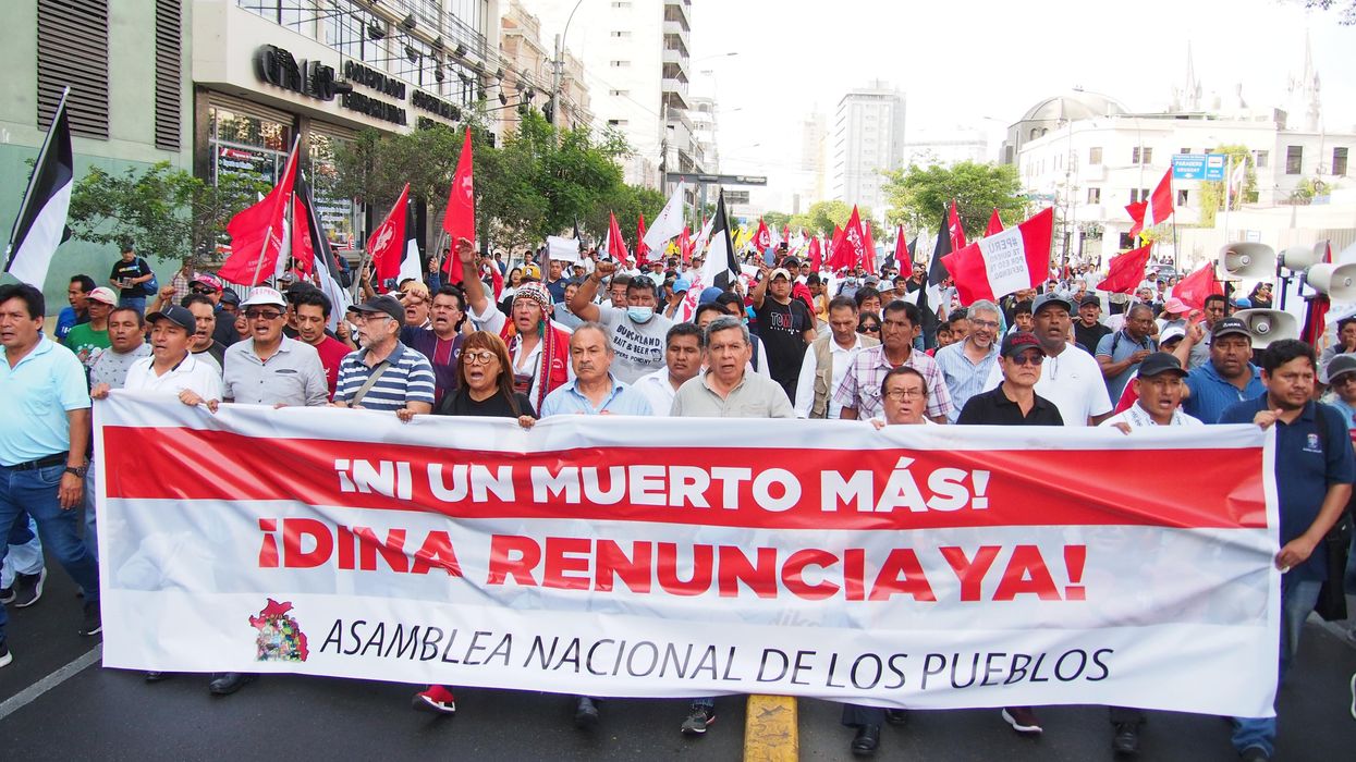 Lima, Peru protest