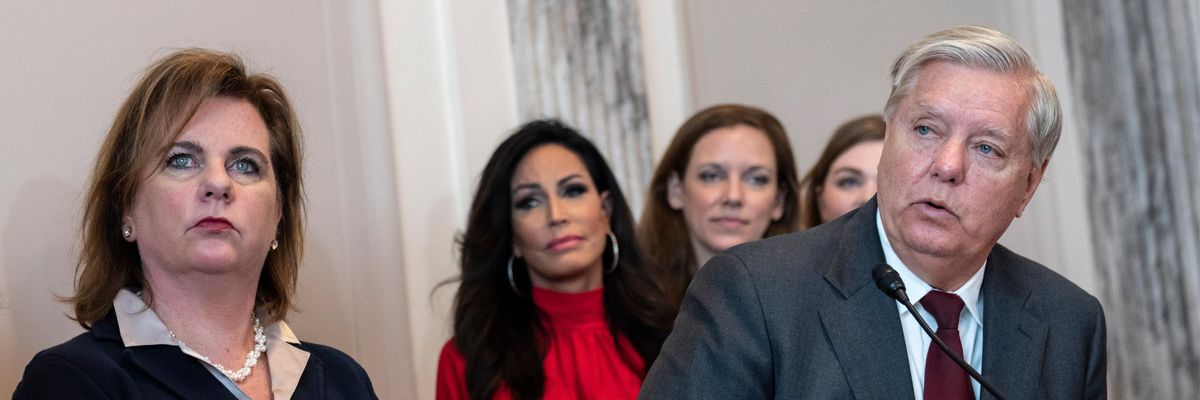 Lindsey Graham with anti-choice advocates