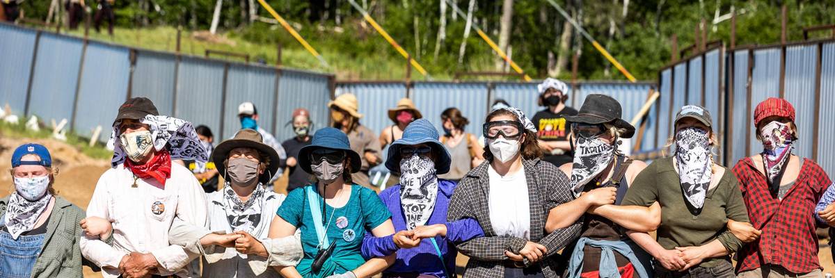 Line 3 protest in Minnesota