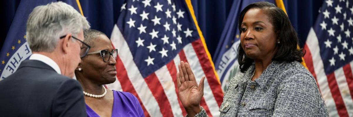 Lisa Cook takes oath of office as she joins Fed.