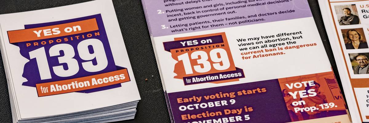 Literature for Proposition 139 in Arizona.