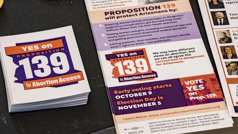 Literature for Proposition 139 in Arizona.