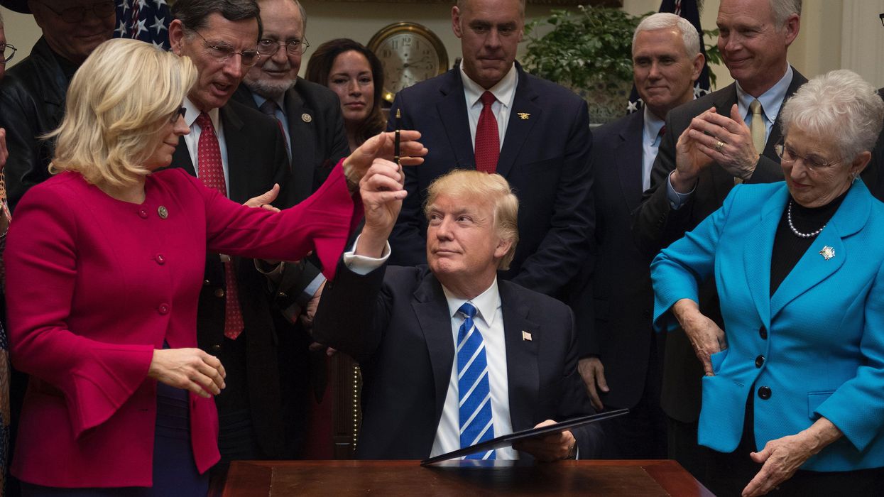 Liz Cheney and Donald Trump