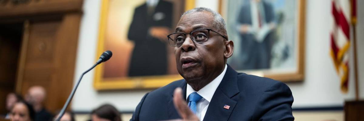 Lloyd Austin speaks during a House hearing