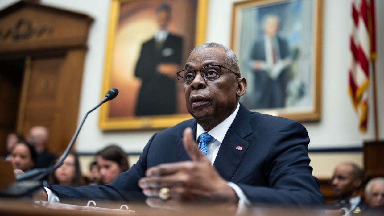 Lloyd Austin speaks during a House hearing