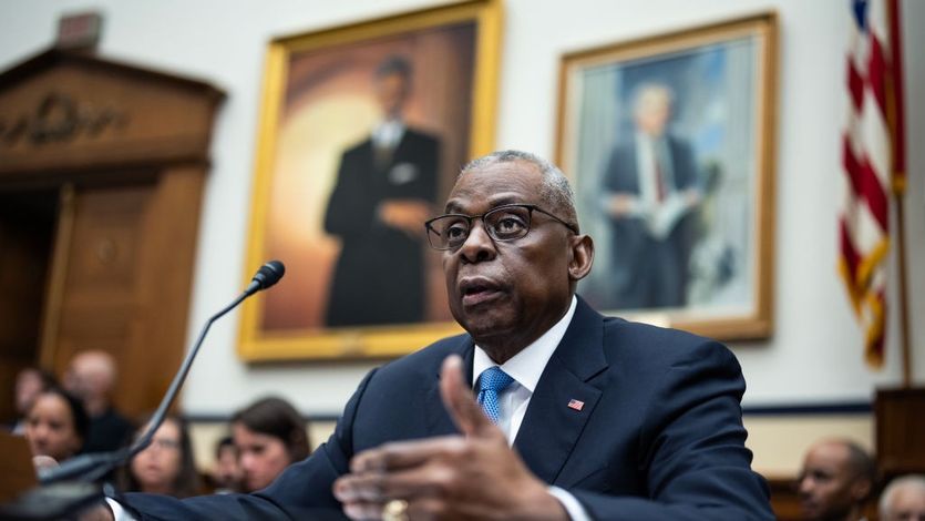 Lloyd Austin speaks during a House hearing