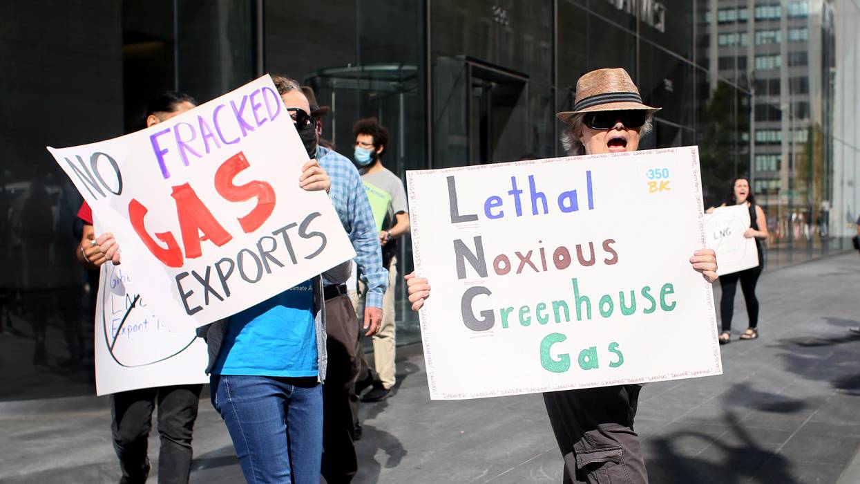LNG protest