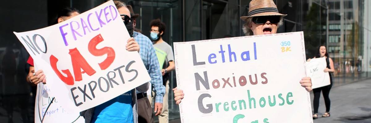 LNG protest