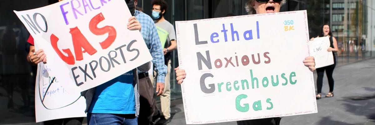 LNG protest