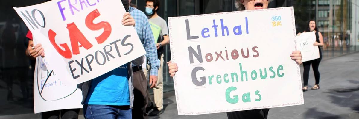 LNG protest