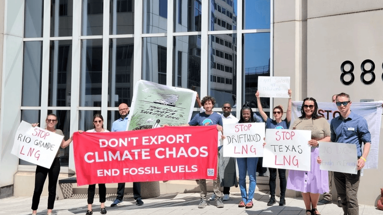 LNG protesters