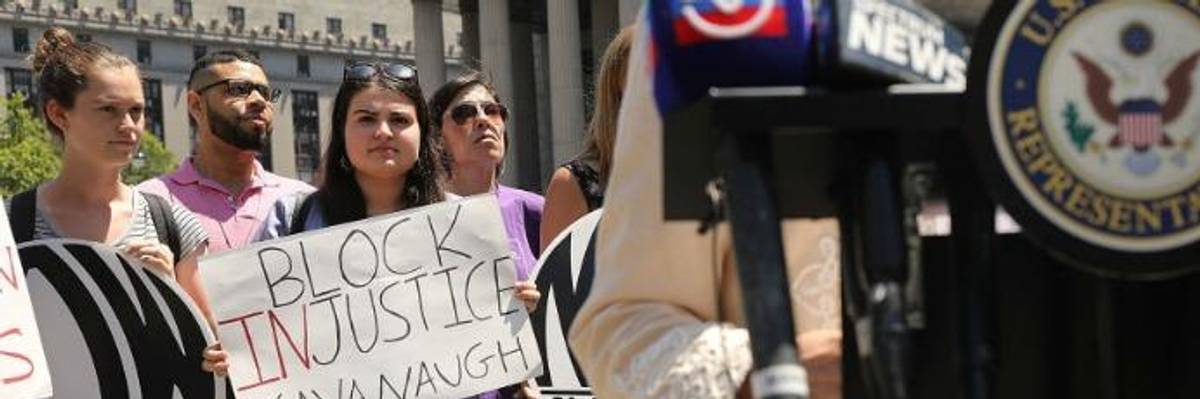 One Simple Test for Any Lawmaker Voicing Outrage Over Trump's Deference to Putin: Stop Brett Kavanaugh