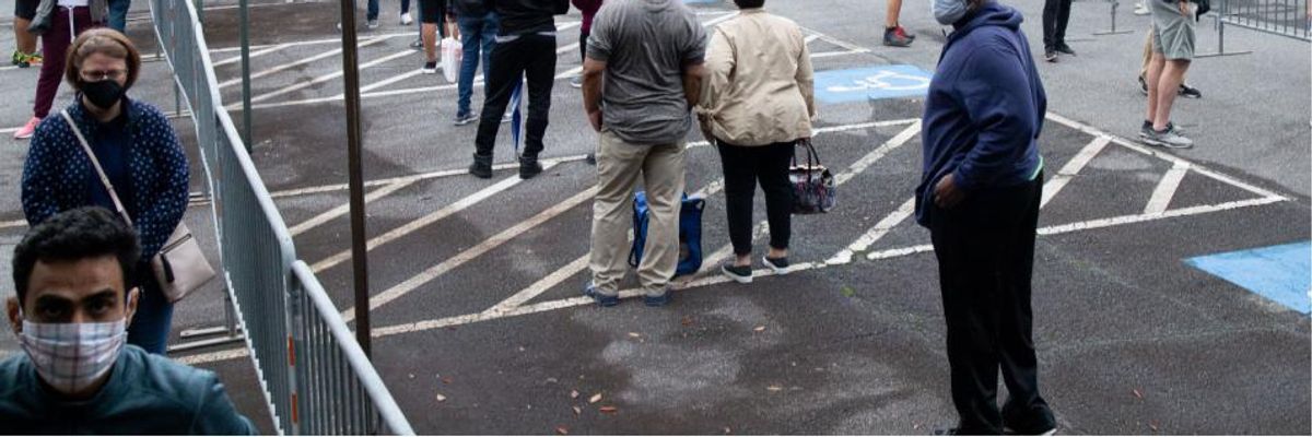 Massive Lines in Georgia on First Day of In-Person Voting Exemplify Ongoing 'Voter Suppression,' Say Critics