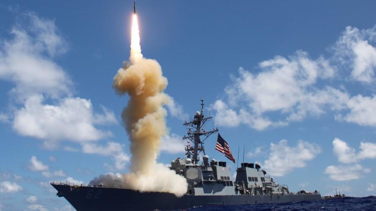 long range missile in the pacific