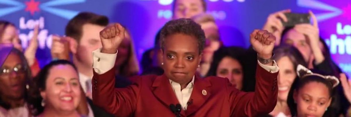 With Lori Lightfoot's 'Historic, Hopeful Victory' in Chicago Mayoral Race, Progressives Vow to Hold Her Accountable