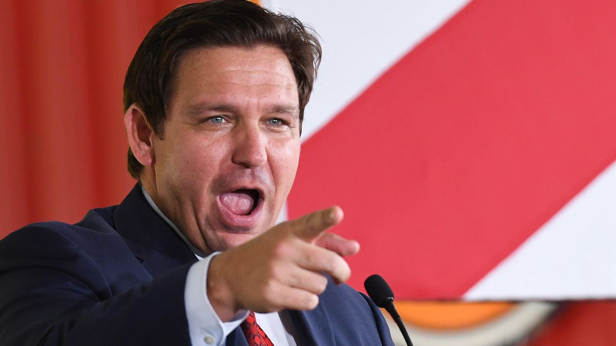 lorida's Republican Governor Ron DeSantis points