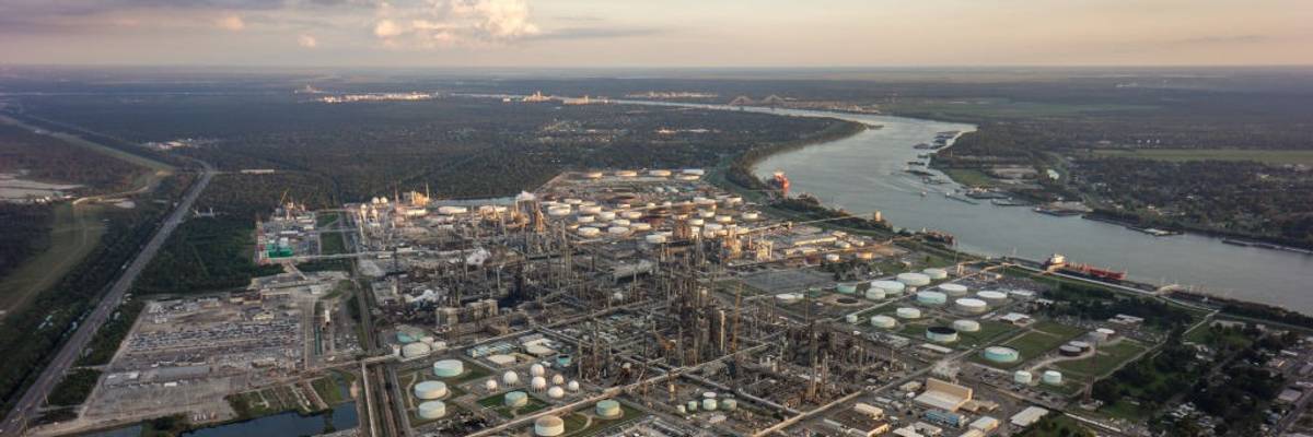 Louisiana's 'Cancer Alley' (Aerial View)
