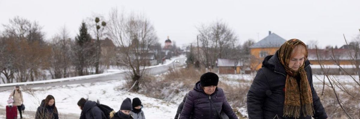 Lviv Provides Stopover And Shelter For Ukrainians Fleeing Russian Attack